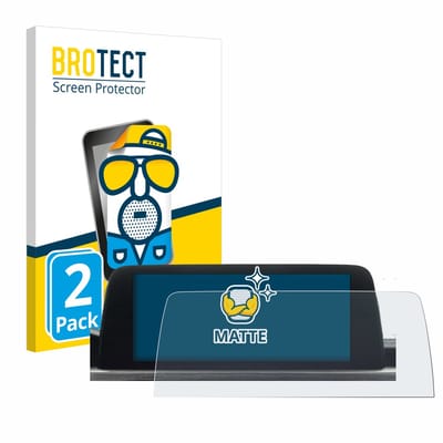 BROTECT - Screenprotector voor Ford Focus 2018 SYNC 3 (Trapezium) - Folie Beschermfolie matte 2 Stuks