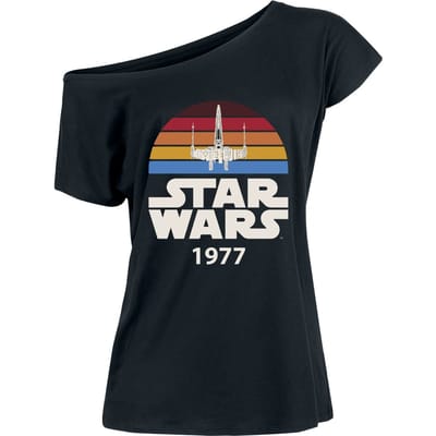 Star Wars - Disney T-shirt - X-Wing - S tot XXL - voor Vrouwen - zwart