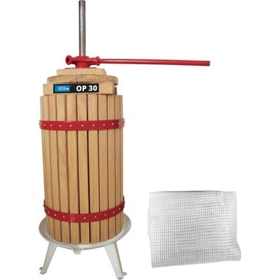 Güde fruitpers, 6, 12, 18 of 30 liter, mechanisch, met stalen spindel (OP 30 L)