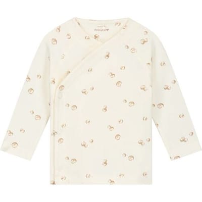 Prénatal newborn overslagshirt Dark Off-White 44 unisex