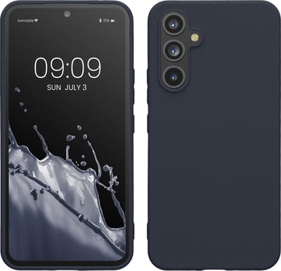 kwmobile telefoonhoesje geschikt voor Samsung Galaxy A54 5G - Hoesje voor smartphone - Back cover in donkerblauw