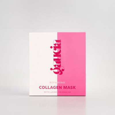 Gaucia® Collageen Masker Koreanse - Gezichtsmaskers Verzorging - Skincare Set - Hydraterend - 4 Stuks