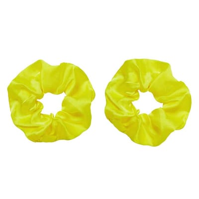 Feest armband - Scrunchie - One size / Fluor geel