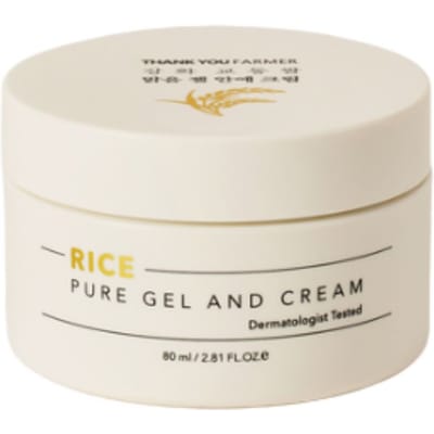DANK U BOER Rijst Pure Gel en Crème 80ml - Verhelderende & Aanpasbare Verzorging white