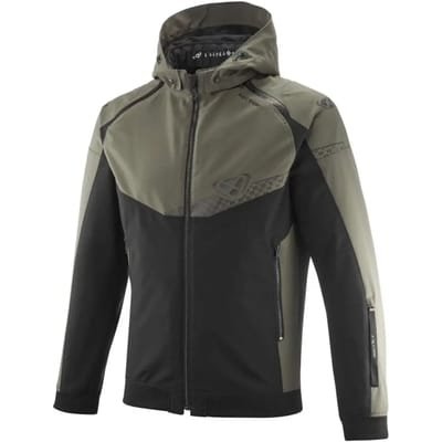 Ixon Section Kaki Zwart Textiele Motorjas - Jas