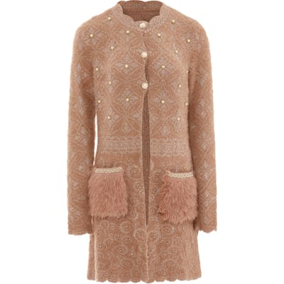 Faina Vest Dames Donkerroze roségoud