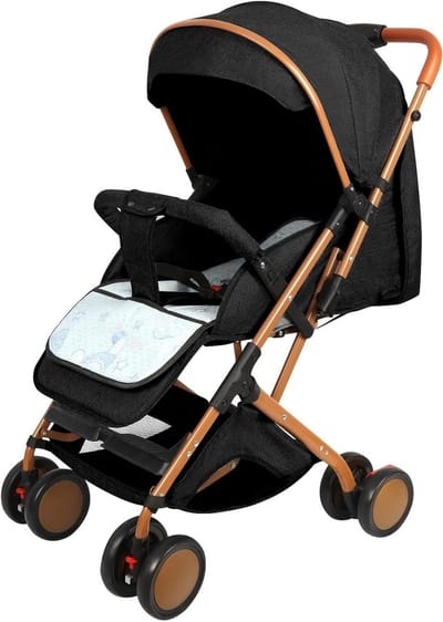 Kinderdriewieler - Loopfiets - Buiten spelen - 5-in-1 model - Tot 25 kg - Zwart