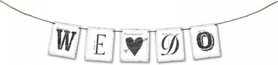 PartyDeco - Letterslinger We Do 77cm
