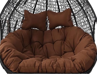Schommelstoel Kussen - Dubbel Zitkussen - Buiten Ontspannen - 16cm Dikke Vulling - Voor 2 Personen - Meerdere Kleuren