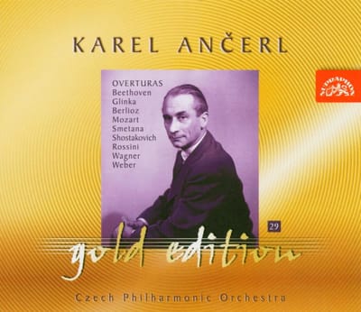 Czech Philharmonic Orchestra, Karel Ančerl - Ancerl Gold Edition 29. Beethoven, Glinka, Berlioz, Mozart, Smetana, Shostakovich, Rossini, Wagner & Weber: Overturas (CD) (Remastered)
