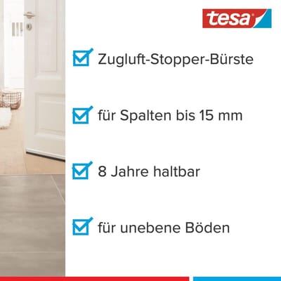 Comfort Zelfklevende Aluminium Dorpelstrip - Tochtstrip met veermechanisme - Tochtstrip voor voordeur en andere deuren
