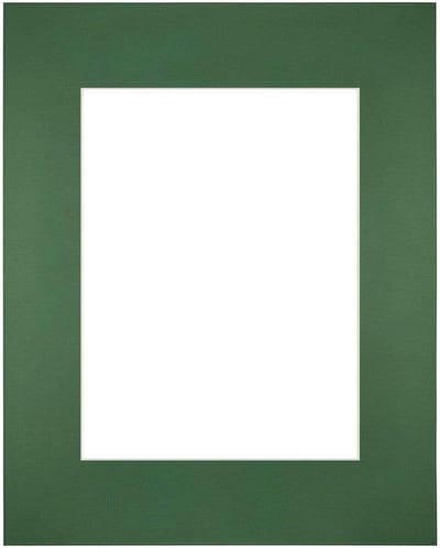 Passe-Partout Fotomaat 18x24 cm - Lijstmaat 28x35 cm - Groen Bos - Museumkarton - Fotolijst niet inbegrepen