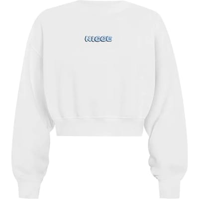 Nicce Anta Womens Witte Korte Trui