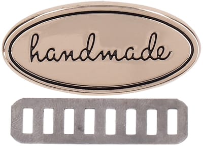 Dailygoods- Metalen Tags Handgemaakt - Retro Design - Etiketten voor DIY - 5 Stuks - Legering - Perfect voor Kleding en Tassen