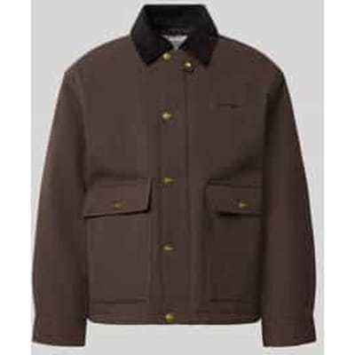 relaxed fit jack met platte kraag model 'Quentin'