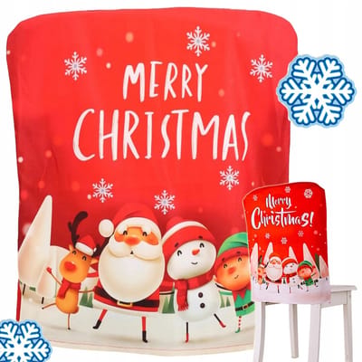 Hangzhou A Link Star Technologie - Decoratieve Stoelhoes - Polyester - Kerstmis - Multikleur