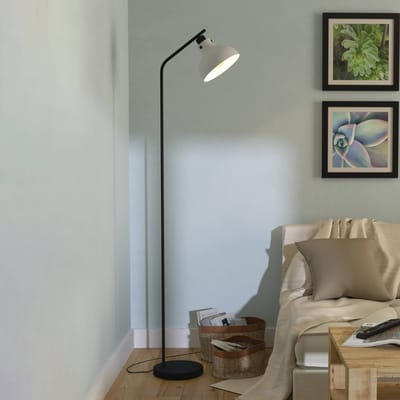 EGLO Matlock Vloerlamp - E27 - 158 cm - Grijs/Zwart