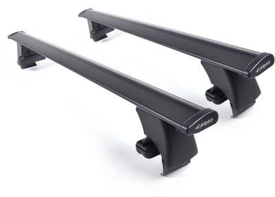 Dakdragers geschikt voor Renault 5 E-tech vanaf 2025 glad dak - Aluminium - Hoog laadvermogen 100kg - Wingbar - Zwart - Merk Farad