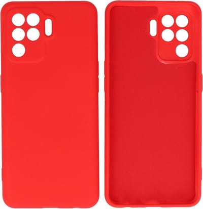 Fashion Backcover Telefoonhoesje - Color Hoesje - Geschikt voor Oppo A94 4G - Rood