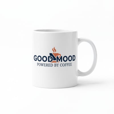 Good Mood Powered by Coffee – Koffieliefhebber Quote Koffiemok 330 ml