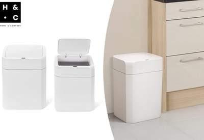 Hom&Com Prullenbak met Sensor - 16L + 12L - Automatische Vuilnisbak - Compact Design