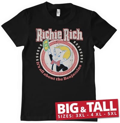 Hybris Richie Rich Benjamins Big & Tall T-shirt UV-99-RR002-H61-7