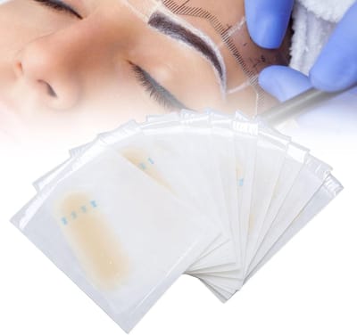 20-delige Eyebrow Transfer Patches - Siliconen Wenkbrauwstickers voor Salon Oefening, Perfect voor Beginners om Wenkbrauwen te Controleren met Zacht en Stevig Materiaal