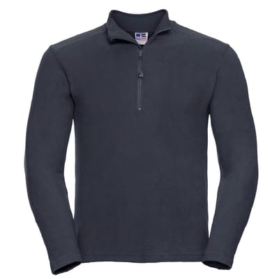 Russell Heren Authentieke Kwartier Ritssweatshirt (Franse marine)