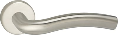 Deurkruk - Impresso Conway - Voor binnen - Rond - RVS - 2 stuks
