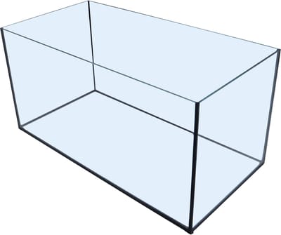 Boon Aquarium met Zwarte Kit - 60x30x30 cm - 54L