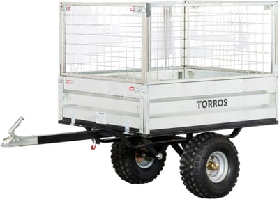 Aanhanger enkelasser kipper 350kg 1200 x 850 x 300 mm + verhogingen Torros AHR350G