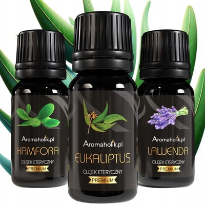Aromaholik - Ziekte Bestrijdingsset - Natuurlijke Essentiële Oliën - Eucalyptus - Kamfer - Lavendel