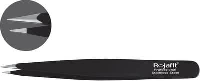 Rojafit Professionele Pincet puntig 9,5 cm Zwart