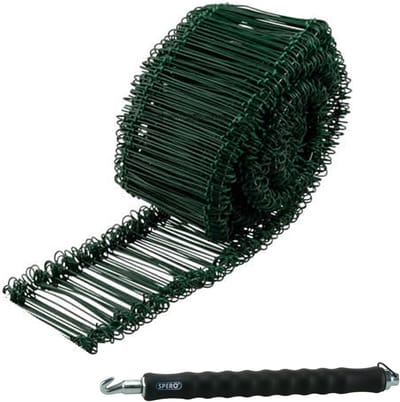 3000 Drilbinders - Snelstropper - 100mm Groen + 1x Snelstropper PRO Handtrekker - Binddraad - SPERO