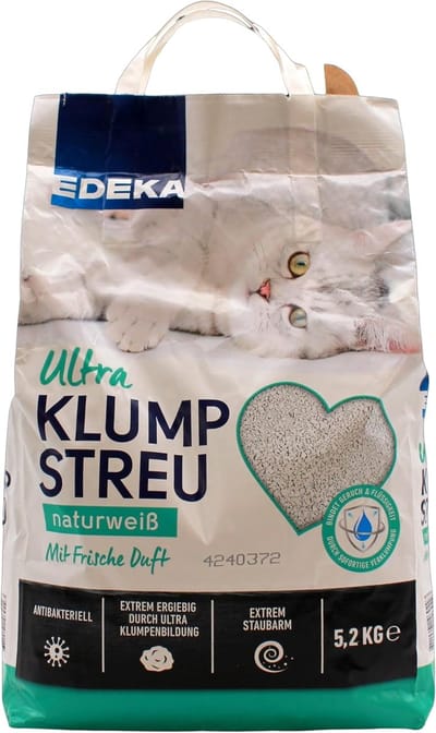 Kattenbakvulling Klontvormend - Absorberende Korrels - Hygiënische Kattenbak - Snel Klontvormend - 52 kg