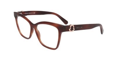 Moncler ML5165 Red havana 53/14/140 WOMAN Brilmonturen