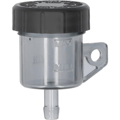 Remvloeistofreservoir Tank Oliebeker Achter Voor Transparant Rokerig voor Universele Motorfiets gray