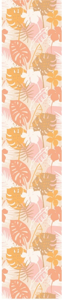 Voorgelijmd vliesbehang - Tropische zonnige palmbladeren - 1 rol van 300x60 cm