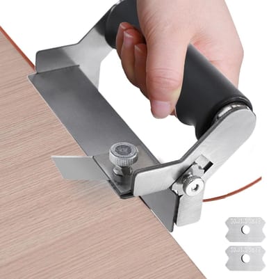 Houtbewerking Trimmer - Randenschraper Banden - Randen Glad Maken - Roestvrij Staal Snijder - 13.2 x 6.3 x 7.2 cm