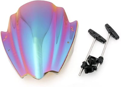 Motorruit Universeel - Stuur Windscherm - Comfortabel Rijden - Verstelbare Montage - 7/8" & 1" - Meerdere Kleuren