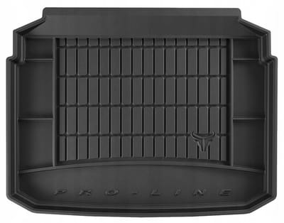 FROGUM PROLINE – Rubber kofferbakmat met organizer – Audi A3 8V Sportback 2013-2020 – 5-deurs met noodwiel – TPE, geurloos