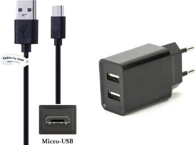 OneOne 2.1A lader met 2 poorten + 1,5m Micro USB kabel. Oplader adapter past op Kobo (Rakuten) eReader Mini, ARC 7, ARC 7HD, ARC 10HD, Aura 1, Aura HD, Aura H2O, Aura One (Niet voor Kobo model Wifi)