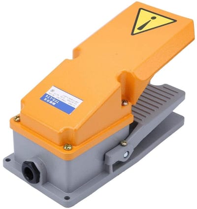 ONF3 - Pedalen Schakelaar - Aluminium Voetpedaal - 10A AC380V - Ideaal voor Machine Tools - Robuust en Duurzaam - Geschikt voor Diverse Toepassi...