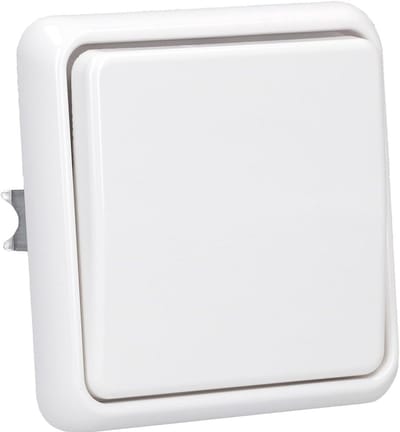 Wissel-wipschakelaar en Frame in Alpinewit - Perfecte Oplossing voor Jouw Verlichting