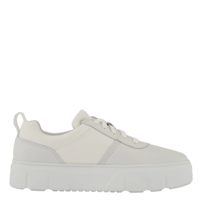 Timberland LAUREL COURT LOW - maat 38 - LACE UP SNEAKER WHITE FULL GRAIN