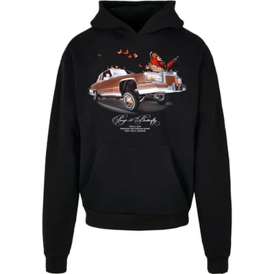 Mister Tee - Pimp a Butterfly Heavy Oversize Hoodie/trui - S - Zwart