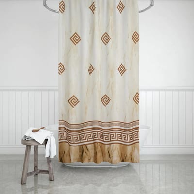 Casabueno 4860 110x200 cm - Badkamer Gordijn - Waterdicht - Sneldrogend - Anti Schimmel -Wasbaar