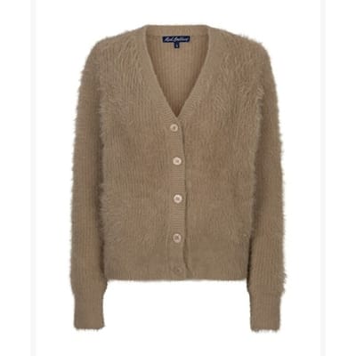 Red Button vest SRB5115 Fuzzy - Latte