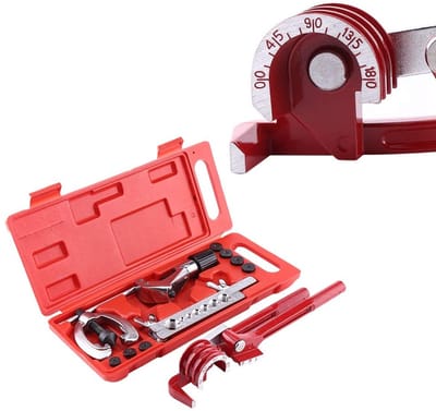 Dailygoody - Remleiding set - 11-delige buisreinigingsgereedschappen - Gereedschap voor reparatie - Staal en aluminiumlegering - Voor rembranders
