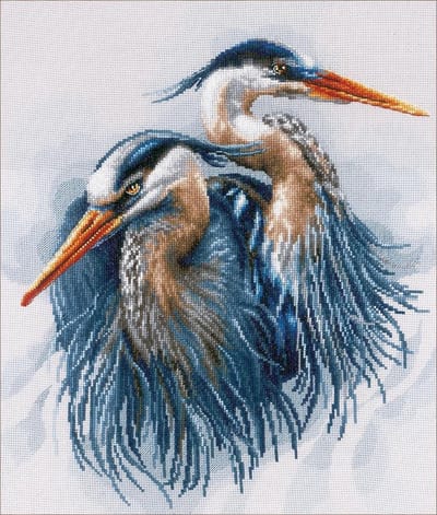 borduurpakket PN0185890 blauwe reigers